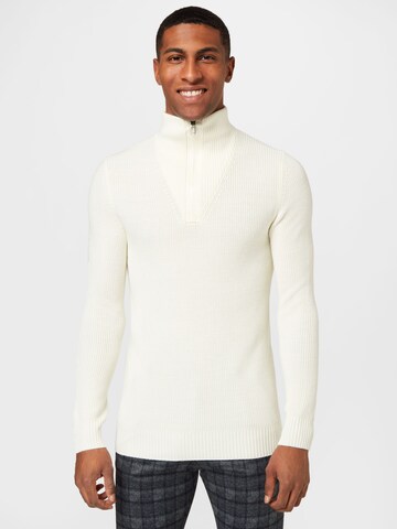 JOOP! Sweater in Beige: front