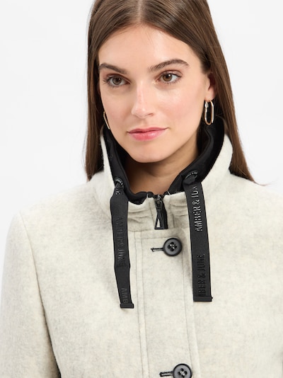 Amber & June Übergangsjacke in hellgrau, Produktansicht