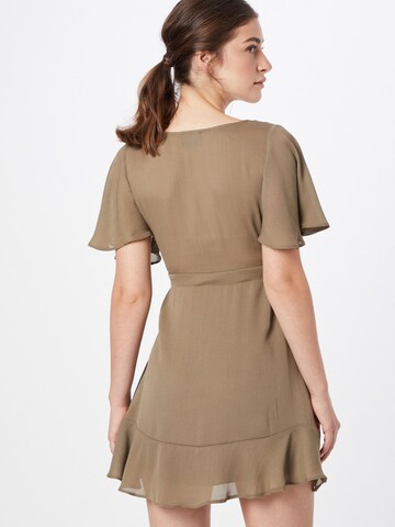 Parallel Lines Summer Dress in Green