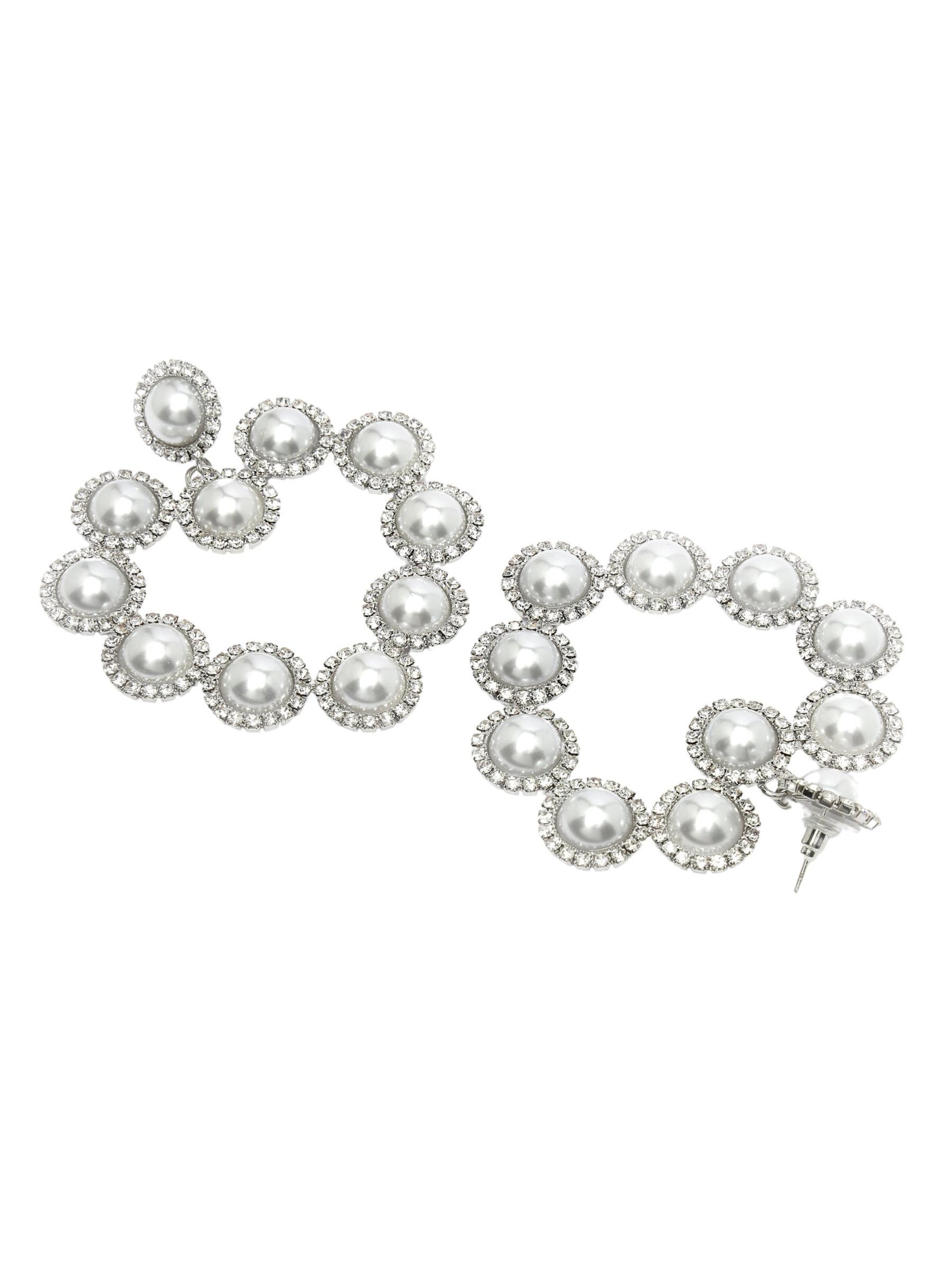 AVANT-GARDE PARIS Ohrringe 'Mira'‌‌‌‌‌ in Weiß