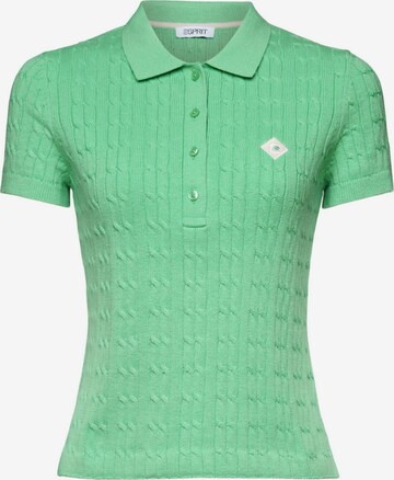 T-shirt ESPRIT en vert : devant