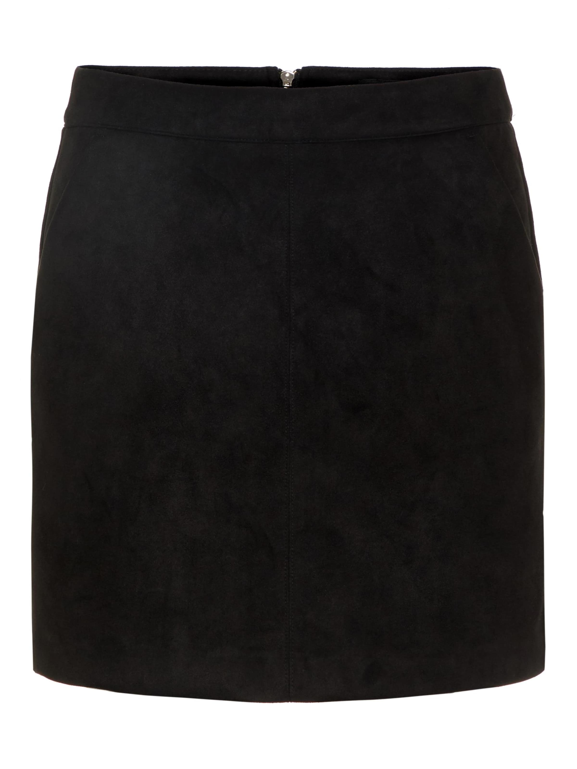 Vero Moda Petite Φούστα 'Donnadina' σε μαύρο: μπροστά