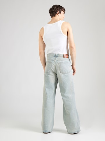 Calvin Klein Jeans Широкий Джинсы в Желтый: сзади