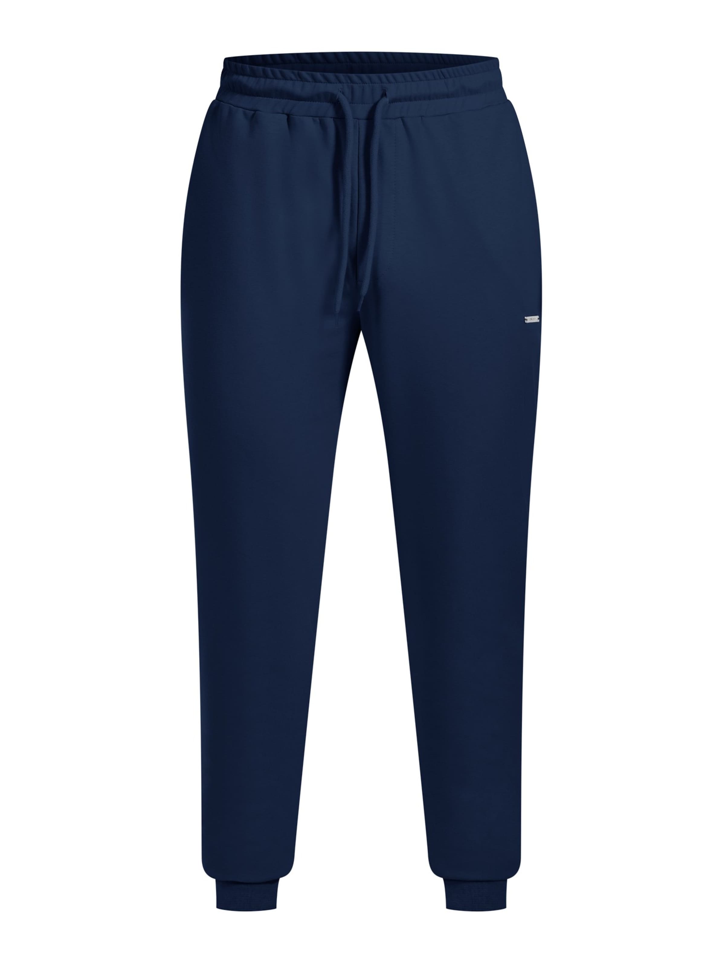 Smilodox Tapered Sports trousers in Blue: front