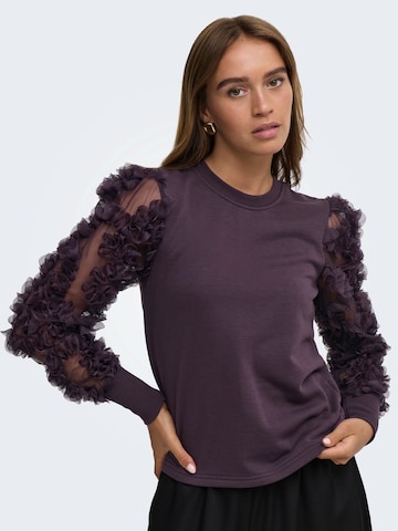 JDY Sweatshirt 'JDYFAIRVIEW' in Purple