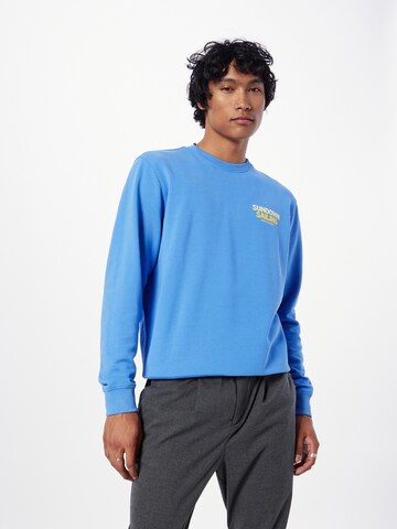 SCOTCH & SODA Sweatshirt in Blauw: voorkant