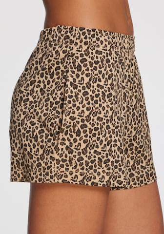 Pantaloncini da pigiama di s.Oliver in marrone