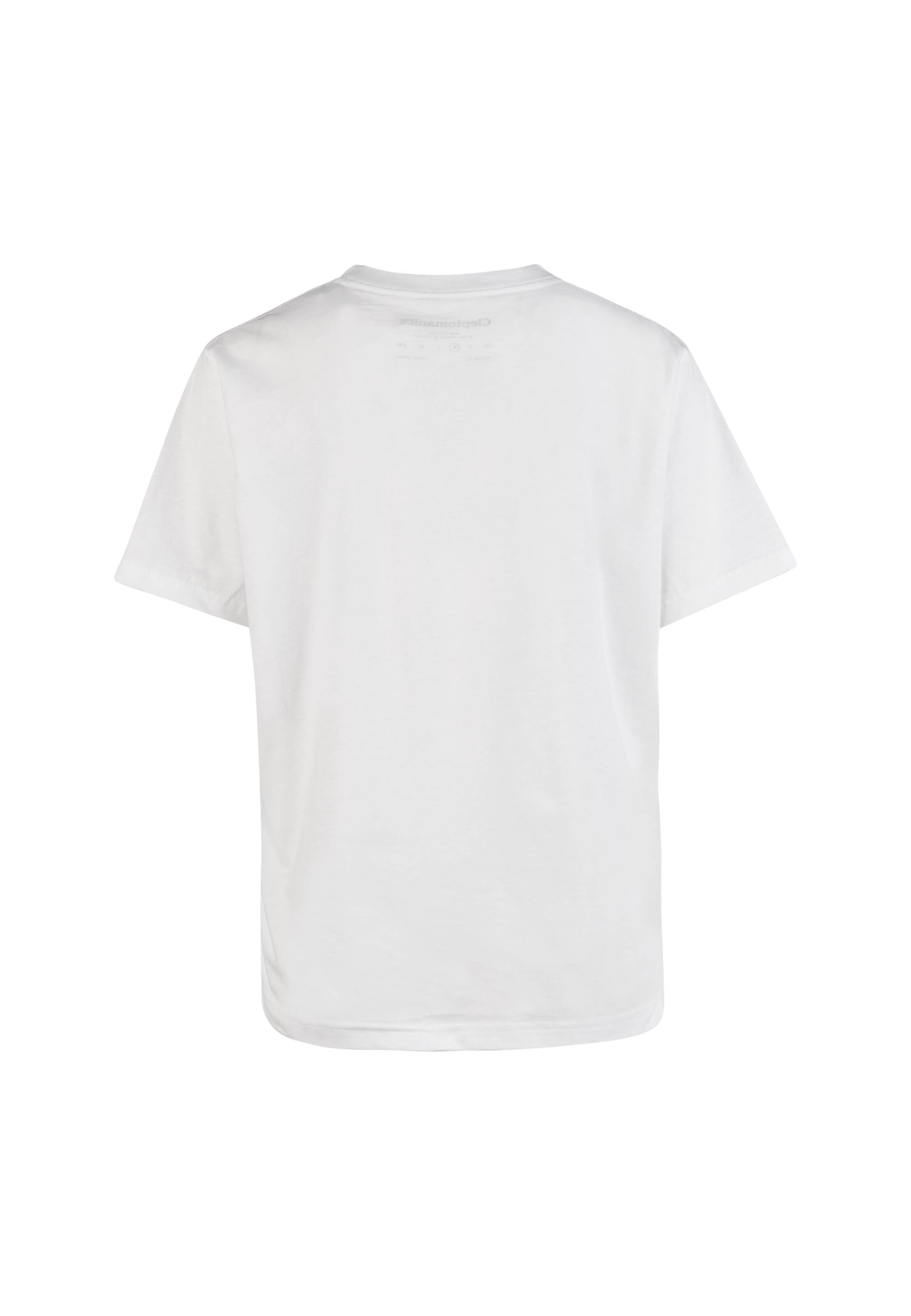 Cleptomanicx T-Shirt 'Basic Tee Ligull' in Weiß
