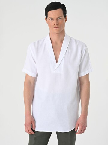 T-Shirt Antioch en blanc : devant