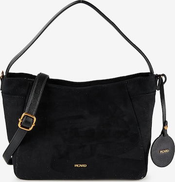 Borsa a spalla 'Galway' di Picard in nero: frontale