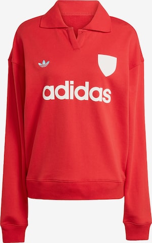 Felpa 'Graphic Football' di ADIDAS ORIGINALS in rosso: frontale