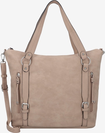 TOM TAILOR Shoulder Bag 'Caia' in Grey: front