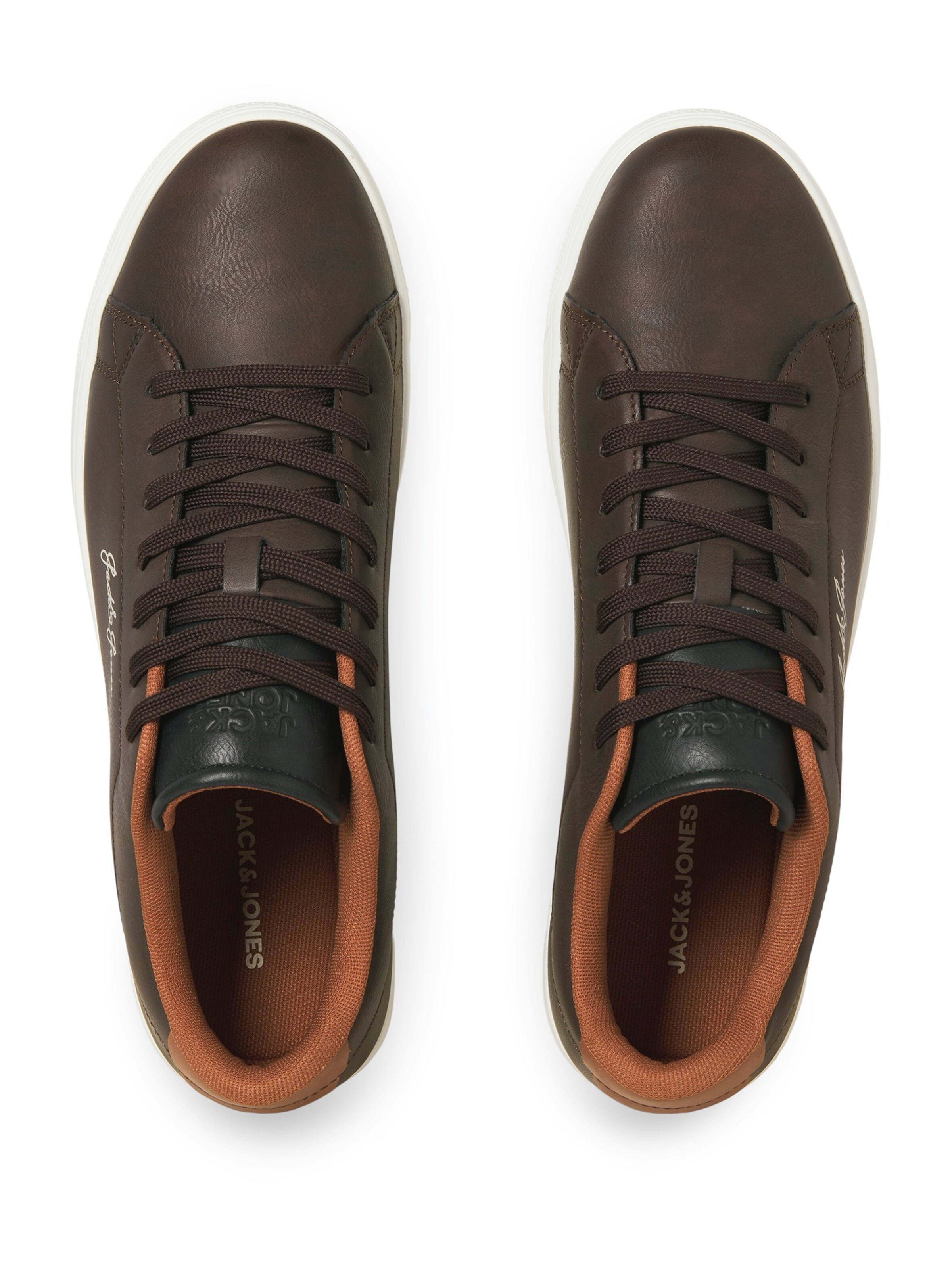 JACK & JONESNiske tenisice 'JFWBRIXTON' - smeđa boja