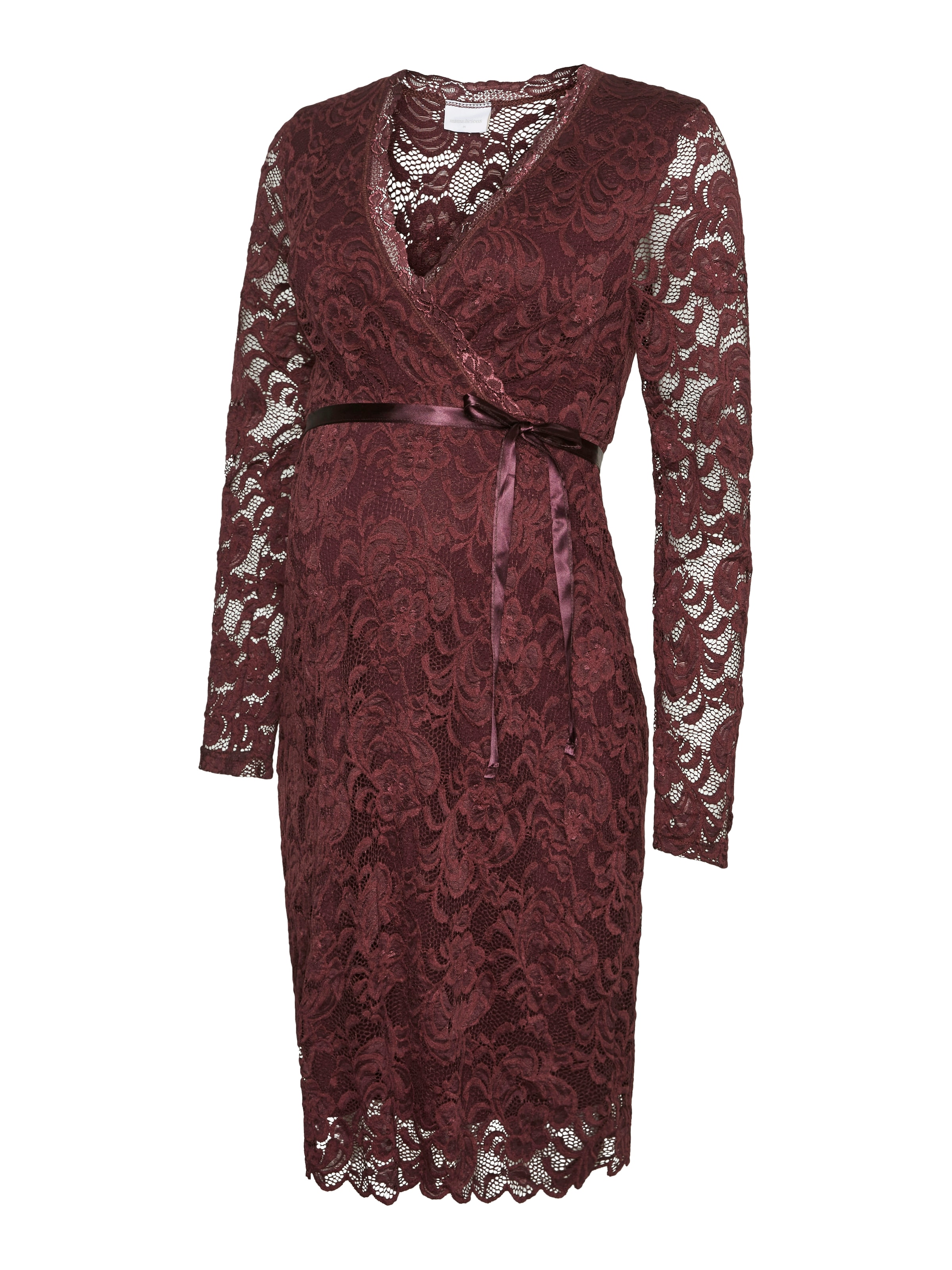 Abito 'MLMIvana Tess' di MAMALICIOUS in rosso: frontale