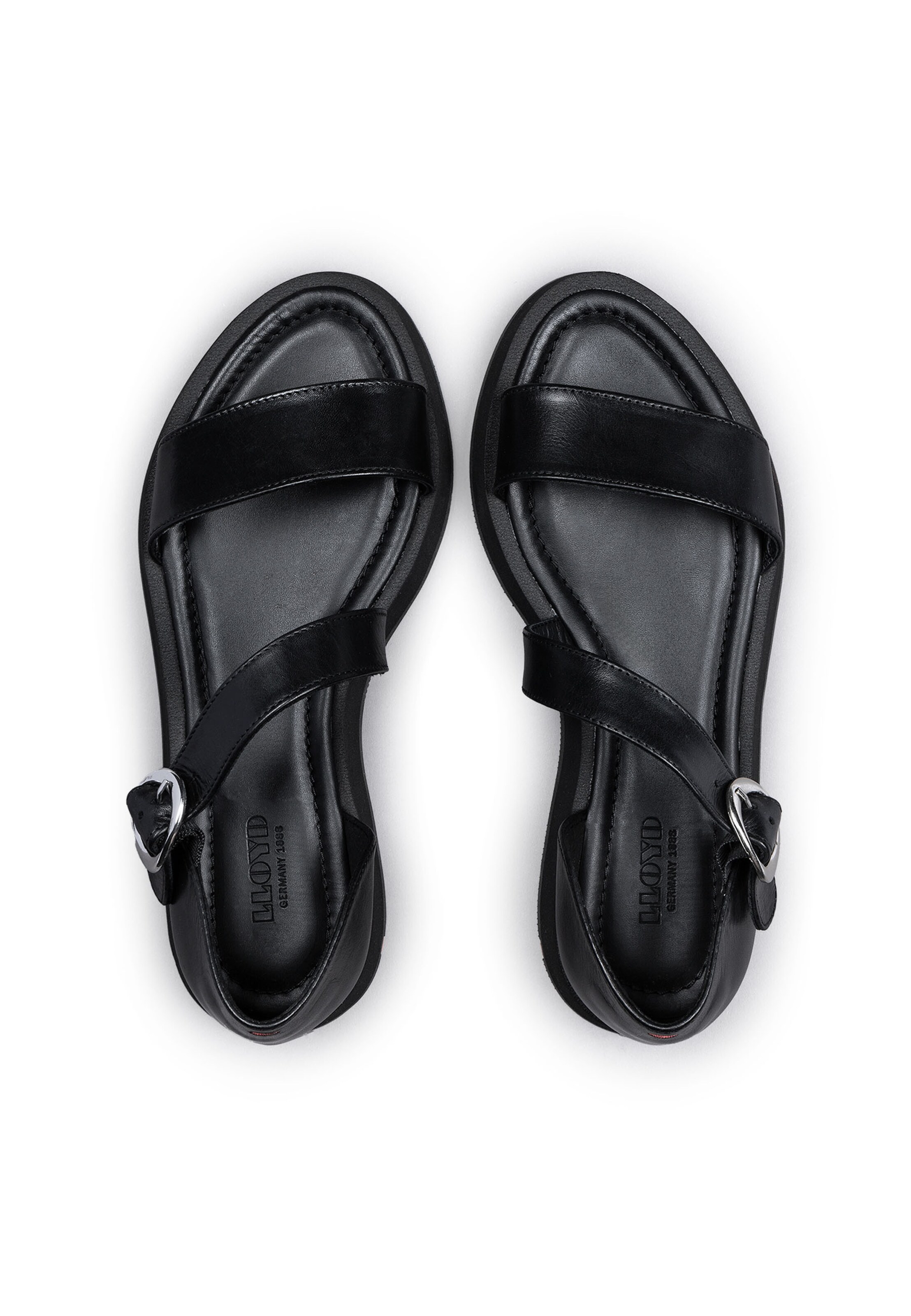 LLOYD Hochwertige Sandale in Schwarz