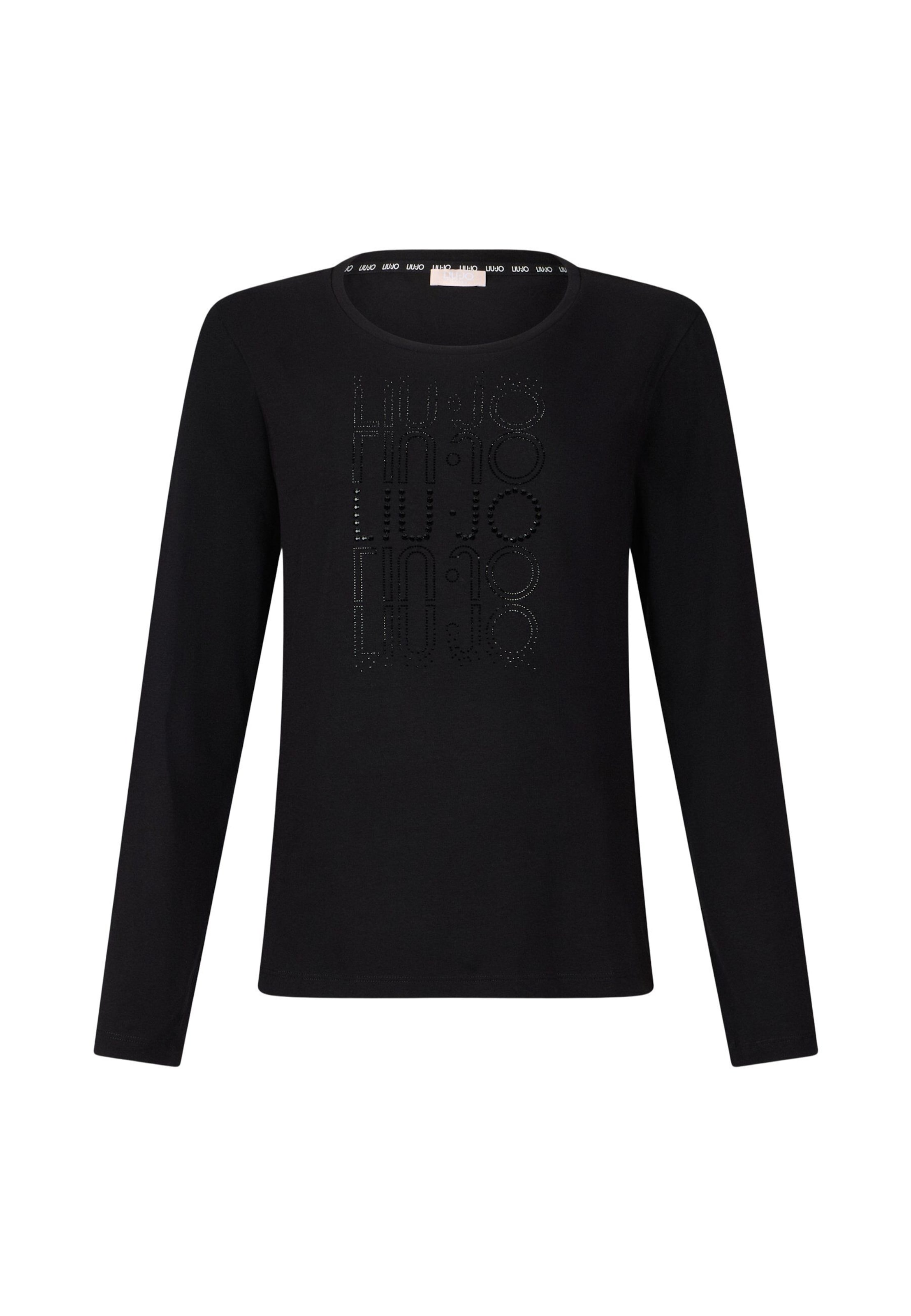 Liu Jo Póló 'Better' - fekete: elől