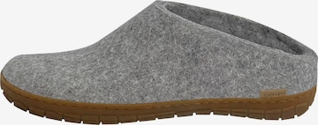 Glerups Huisschoenen 'Kautschuksohle' in Grijs: voorkant
