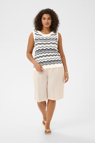 KAFFE CURVE - Top en blanco: frente