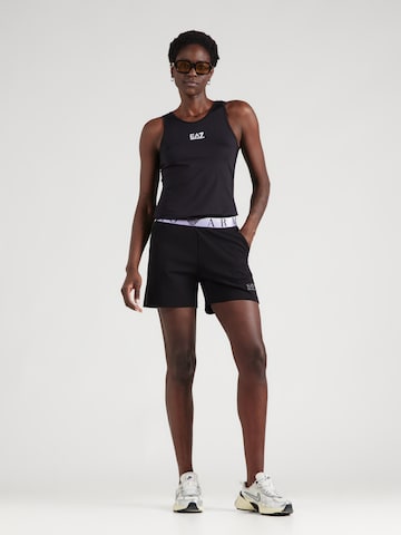 EA7 Emporio Armani Top in Schwarz