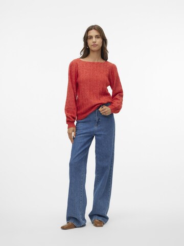 VERO MODA Sweater 'KAMILLE' in Red