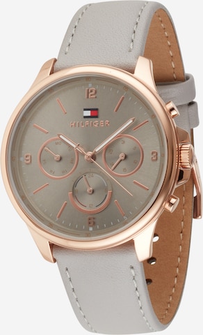 TOMMY HILFIGER Analog Watch in Grey: front