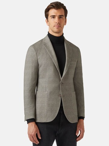 Coupe regular Veste de costume Boggi Milano en gris : devant