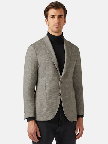 Boggi Milano - Ajuste regular Chaqueta saco en gris: frente