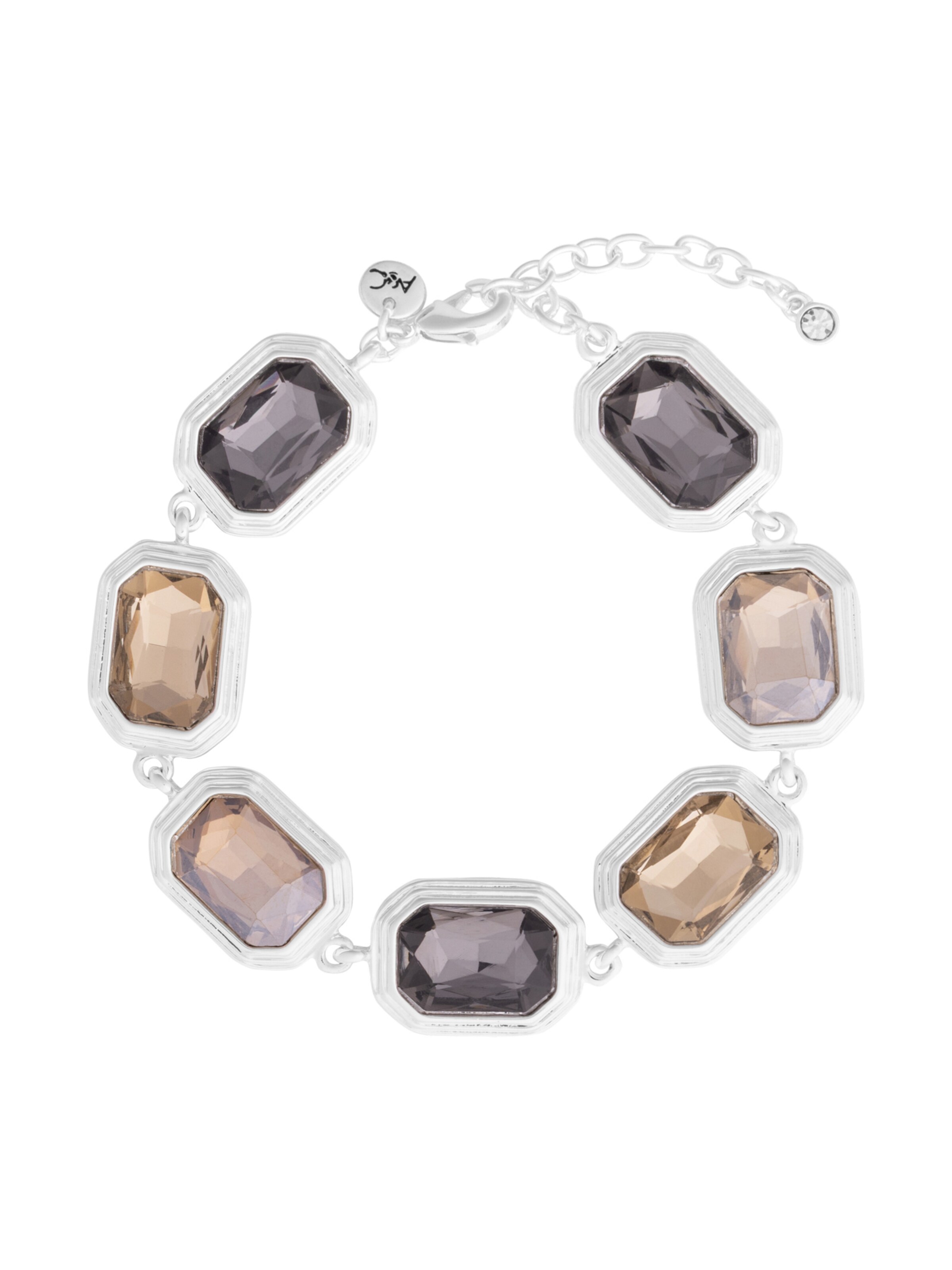 A&C Oslo – Nordic Design Jewellery Bracelet 'Grace S' in Silver: front