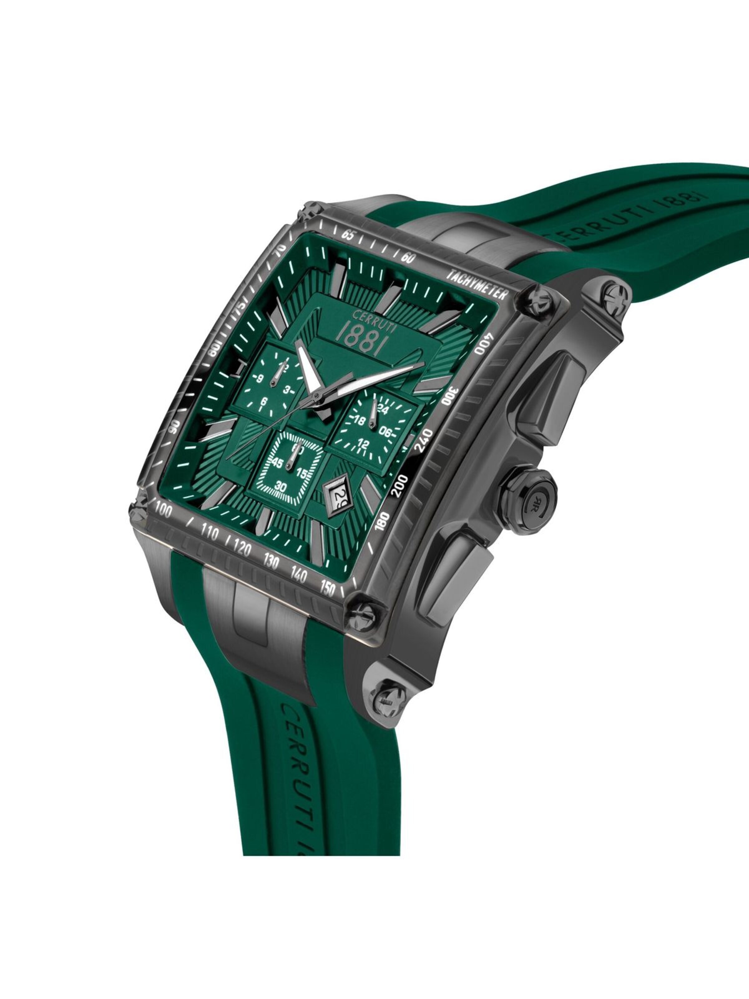 Montre à affichage analogique 'Odissea Master' CERRUTI 1881 en vert