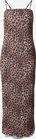 PIECES Kleid 'PCAmber' in braun / hellbraun / schwarz, Produktansicht