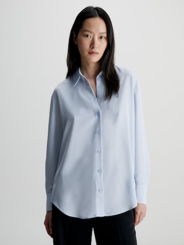 Calvin Klein Blouse in Blauw: voorkant