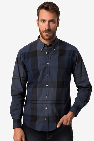 JP1880 Regular fit Button Up Shirt in Blue: front