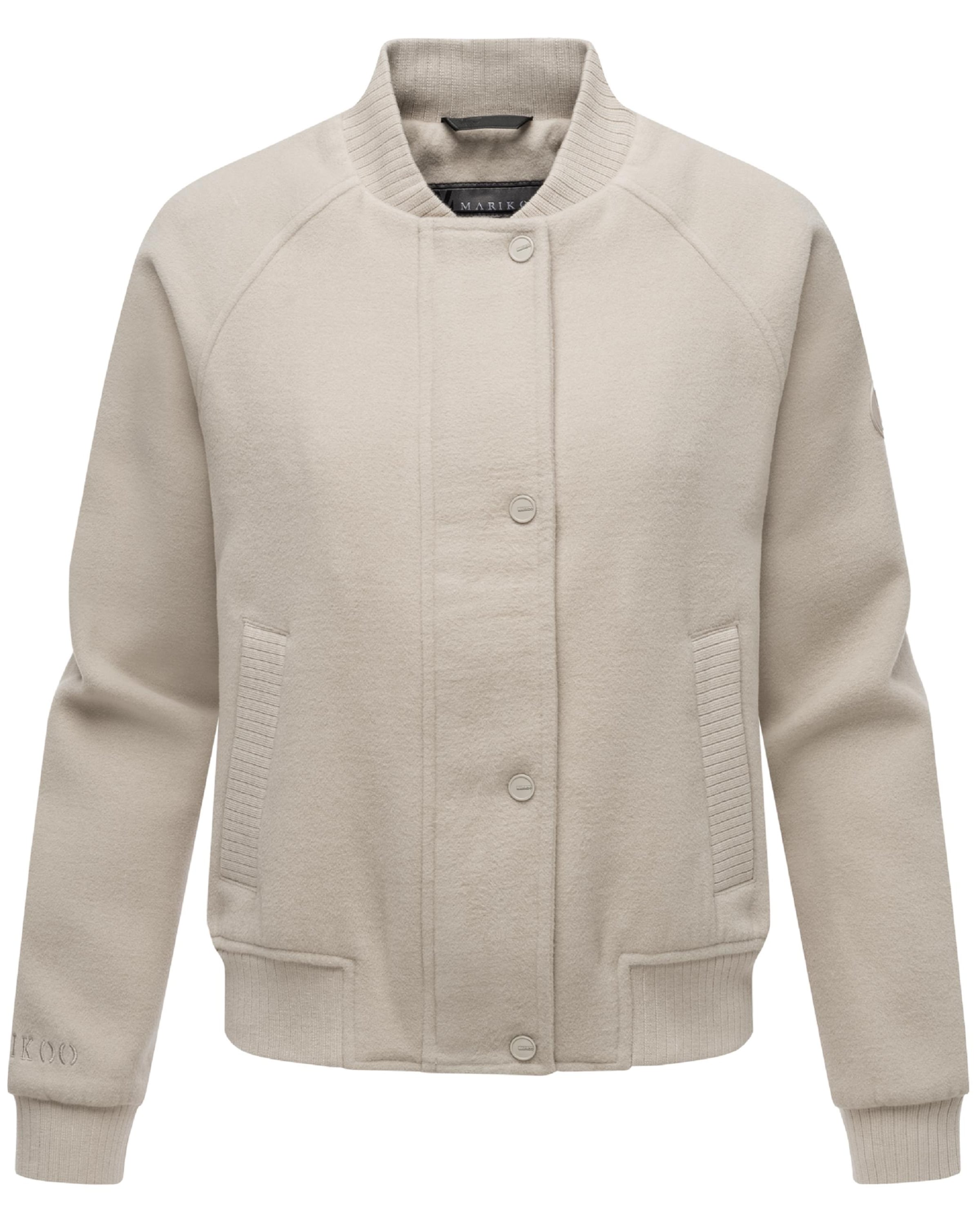 MARIKOO Демисезонная куртка 'Zunaa 16' в Серый: спереди