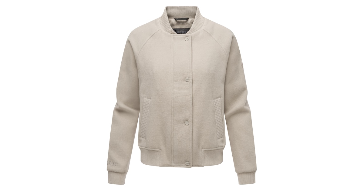 MARIKOO Dunne overgangsjack met capuchon voor dames, braambes, XS-XXL, Dusty Blue., XS MARIKOO Dunne overgangsjack met capuchon voor dames, braambes, XS-XXL, Dusty Blue., XS