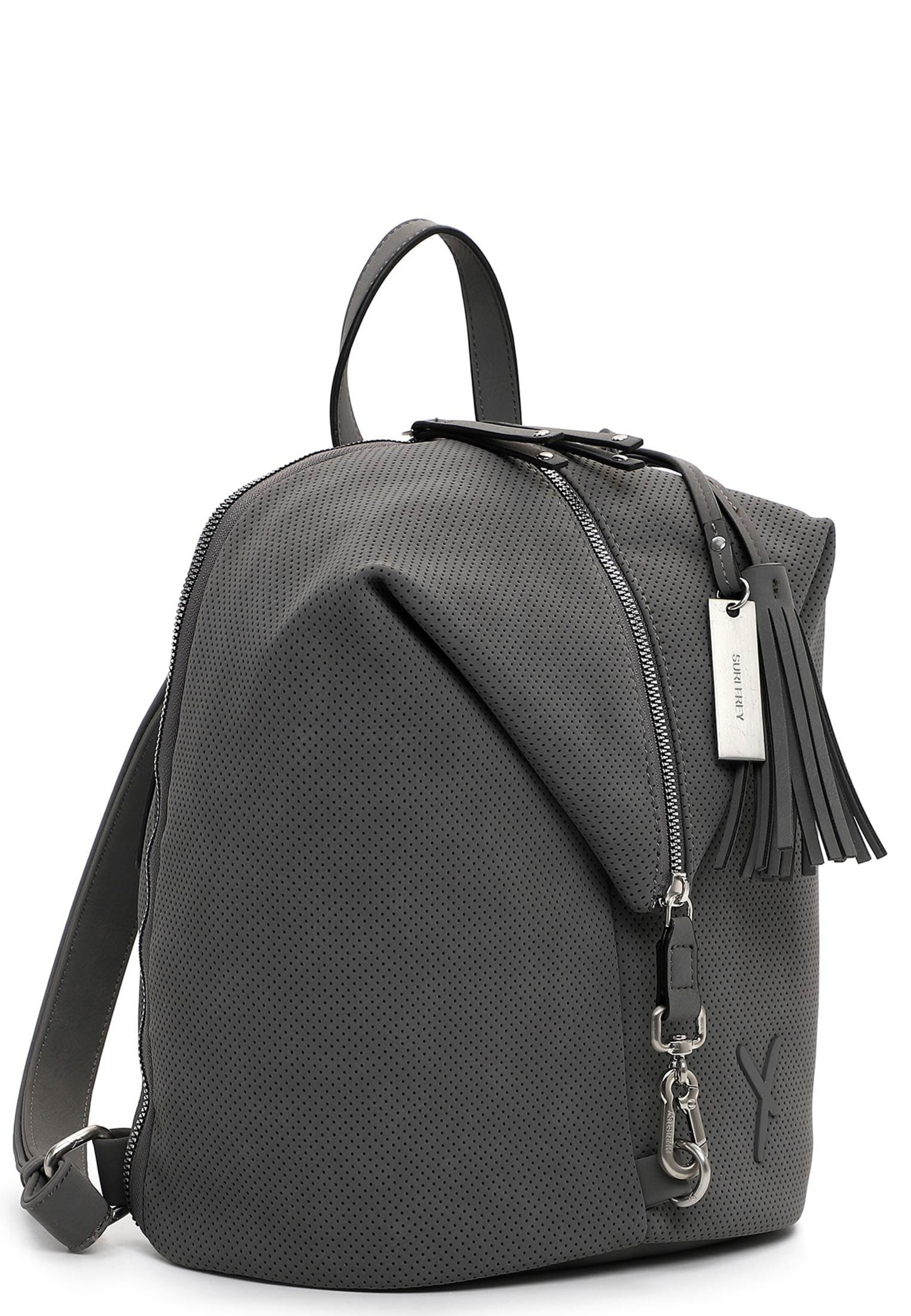 Zaino 'Romy' di Suri Frey in grigio: frontale