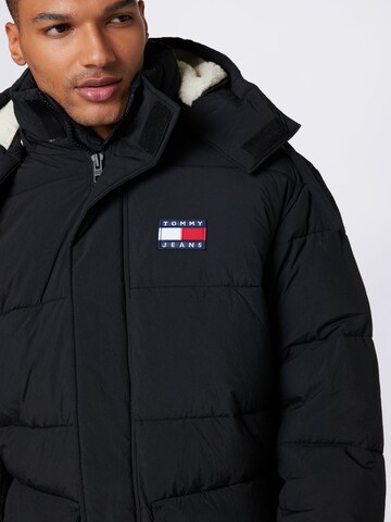 Tommy Jeans Winterjas in Zwart