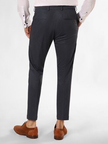 CINQUE Slim fit Pleated Pants ' Beppe ' in Blue