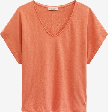 T-shirt Marc O'Polo en orange : devant