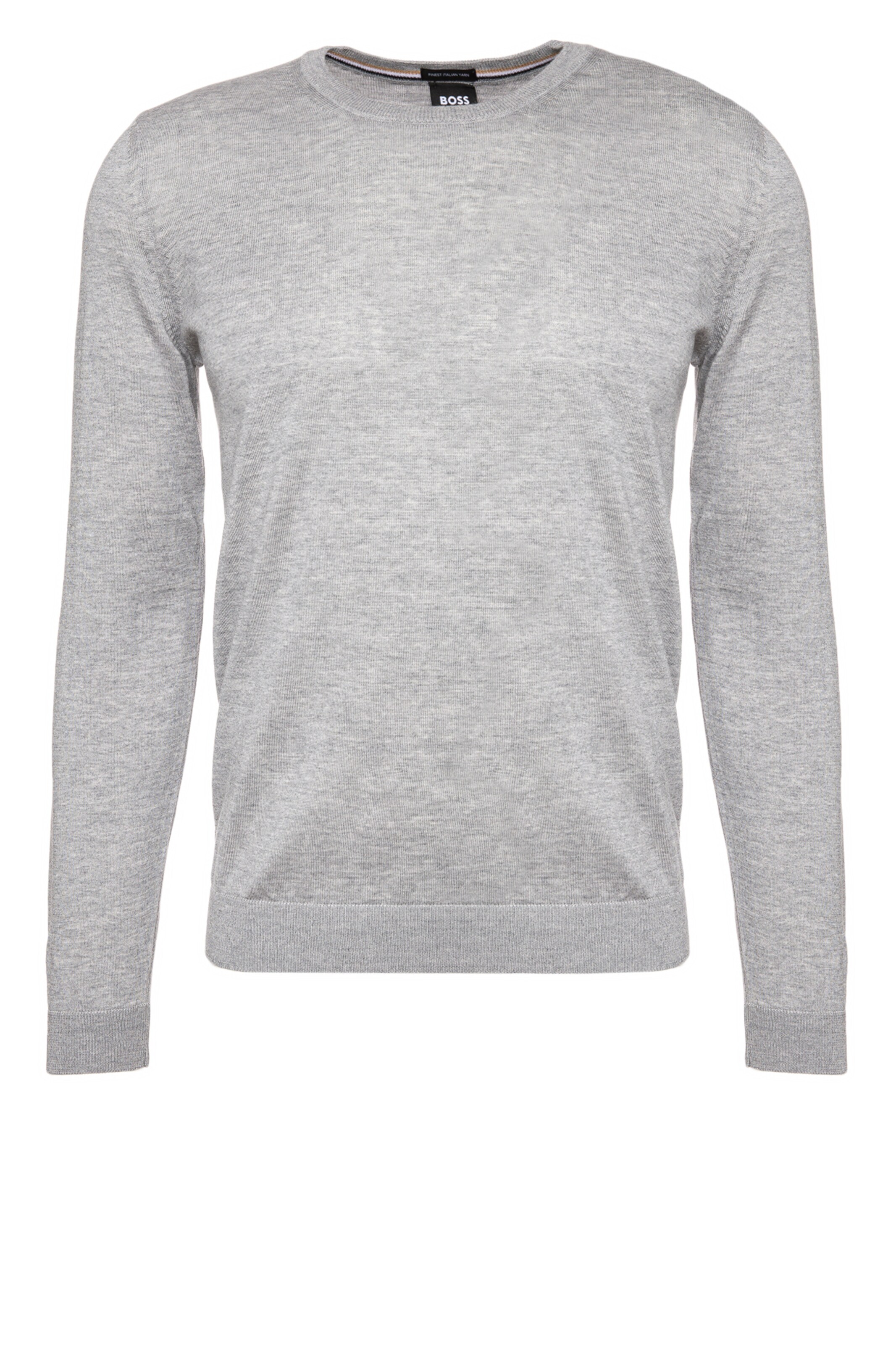 BOSS Sweater 'Leno-P' in Grey: front