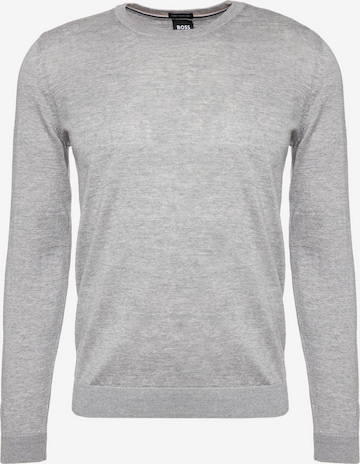 BOSS Pullover 'Leno-P' in Grau: predná strana