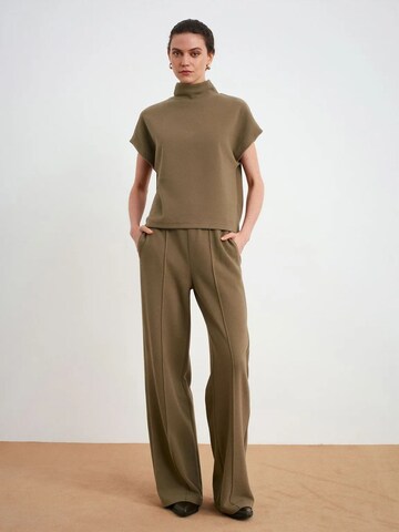 Dilvin Wide leg Pants in Green