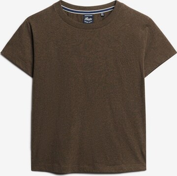 Superdry Shirt 'Essential' in Brown: front