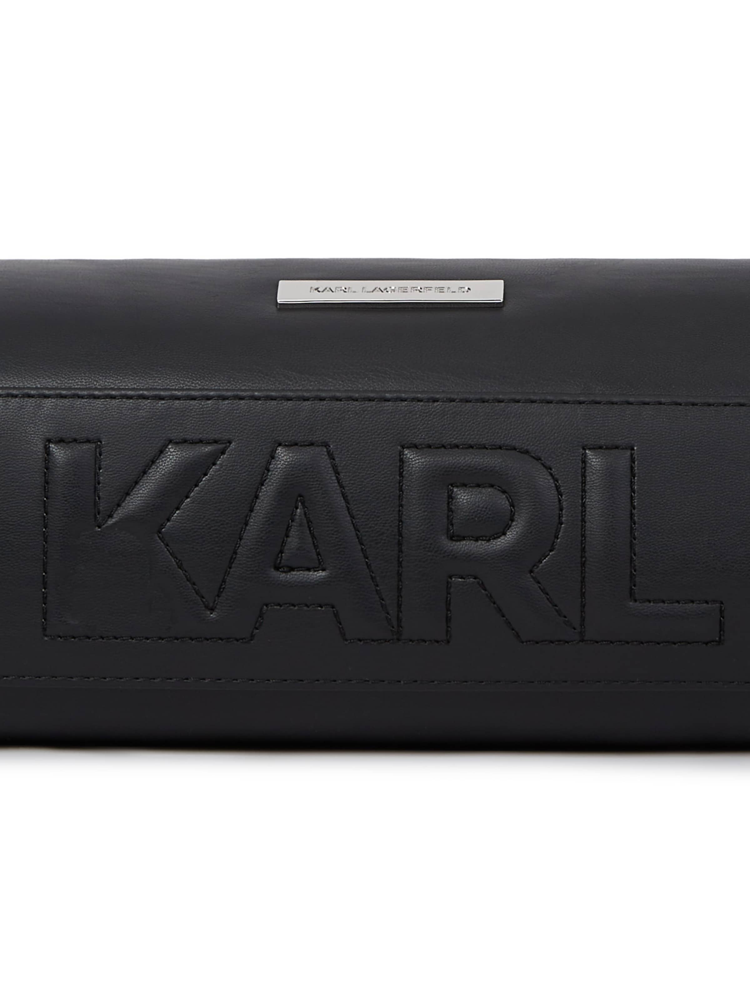 Karl Lagerfeld Τσάντα ώμου 'Ikon' σε μαύρο