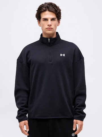 UNDER ARMOUR - Camiseta deportiva en negro: frente