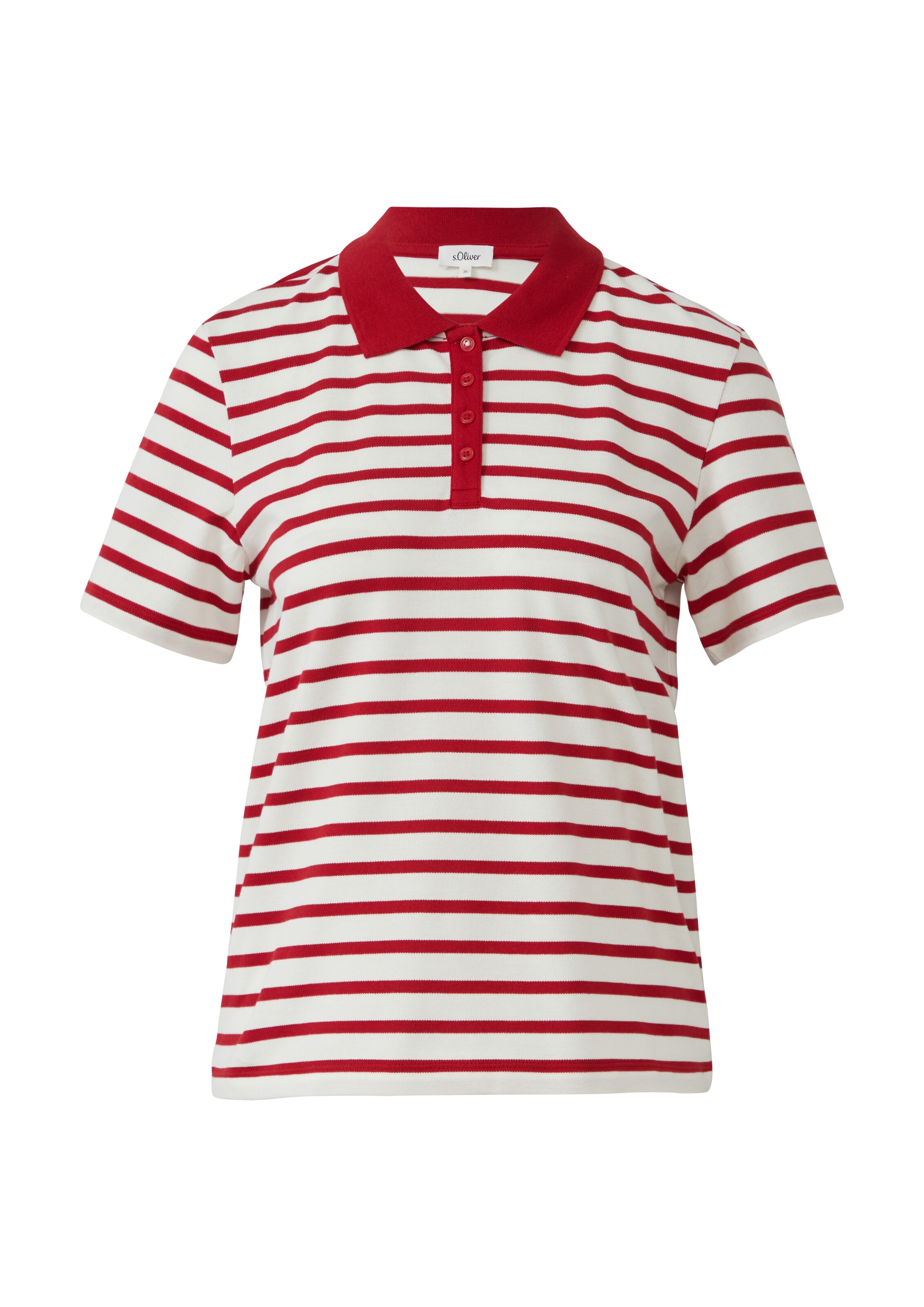 s.Oliver Poloshirt in Rot: Vorderseite