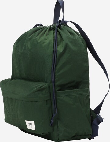 VANS - Mochila 'OLD SKOOL CINCH' em verde: frente