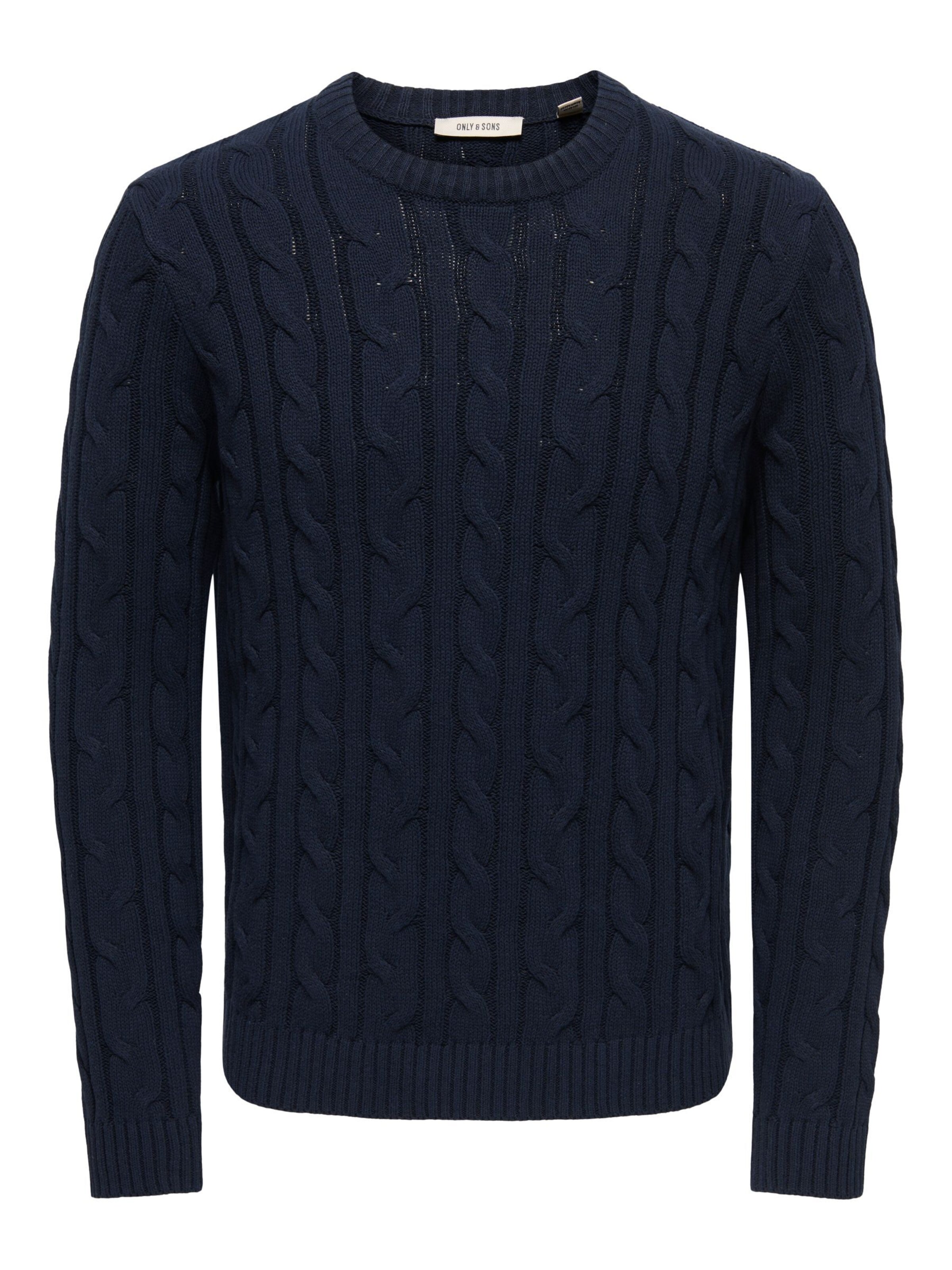 Only & Sons Trui 'KIM' in Blauw: voorkant