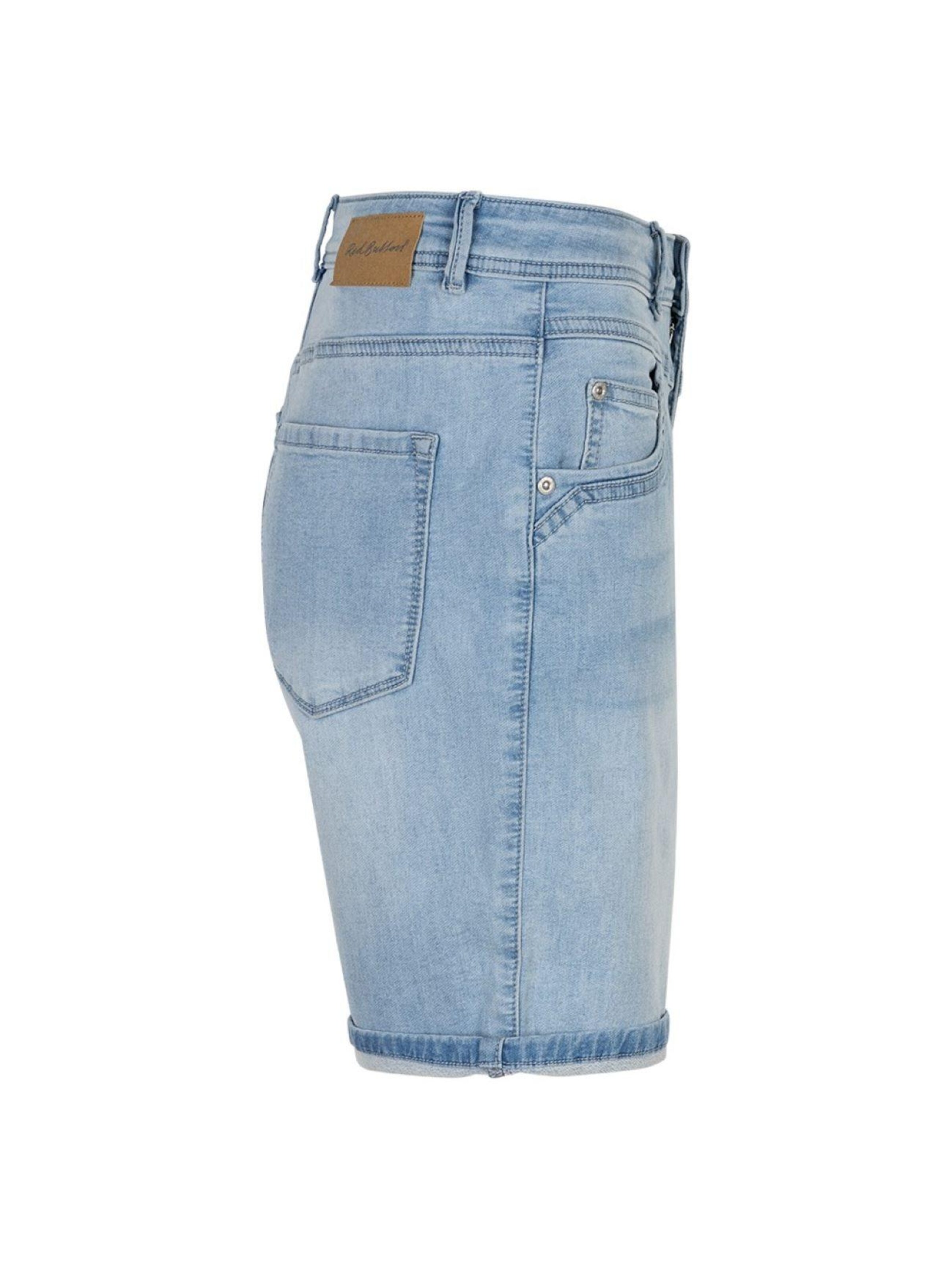 Red Button Regular Pants 'Red Button relax short bleach' in Blue