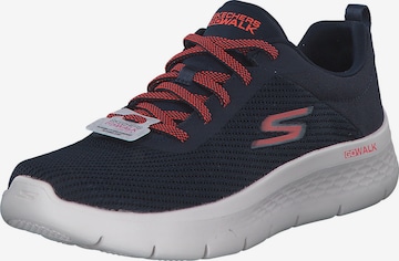 SKECHERS Veterschoen in Blauw: voorkant