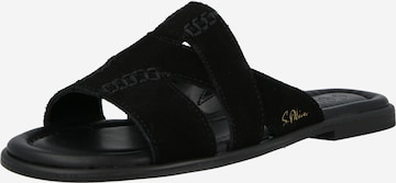 s.Oliver Mule in Black: front